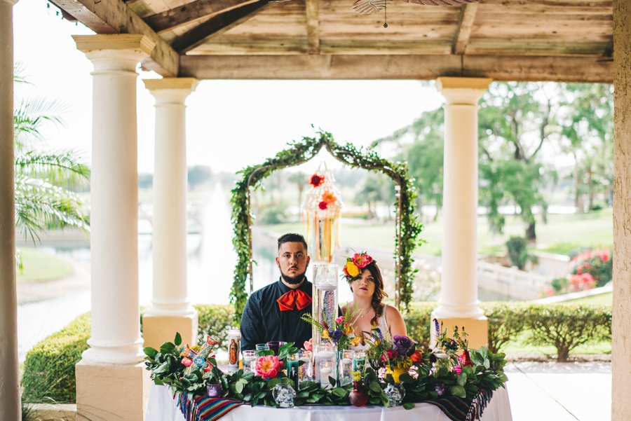 Colorful Cultural “Dia de Los Muertos” Wedding Ideas via TheELD.com