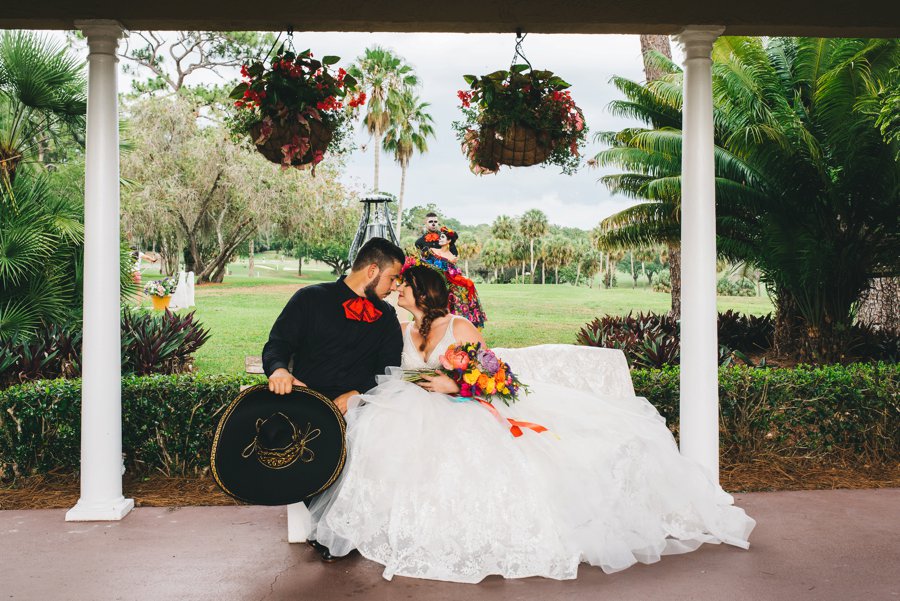 Colorful Cultural “Dia de Los Muertos” Wedding Ideas via TheELD.com