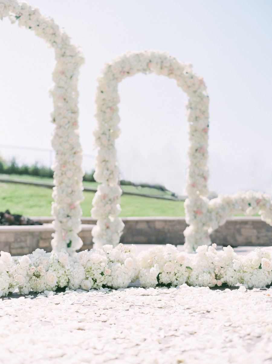 A Luxe & Elegant Ballroom Wedding in California via TheELD.com