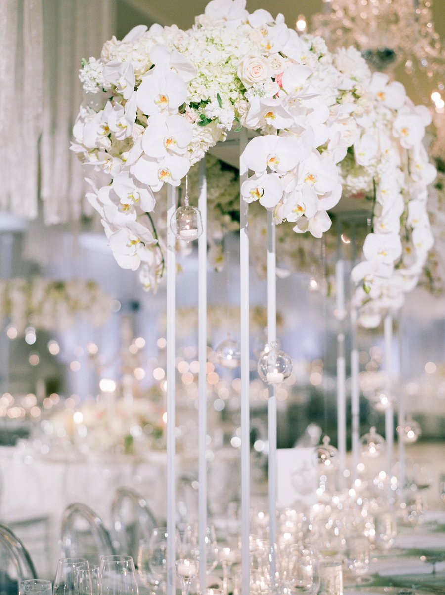 A Luxe & Elegant Ballroom Wedding in California via TheELD.com