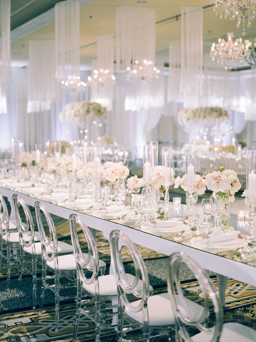 A Luxe & Elegant Ballroom Wedding in California via TheELD.com