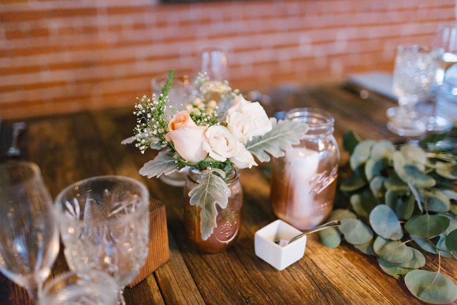 An Industrial Soft Blue & White Los Angeles Wedding via TheELD.com