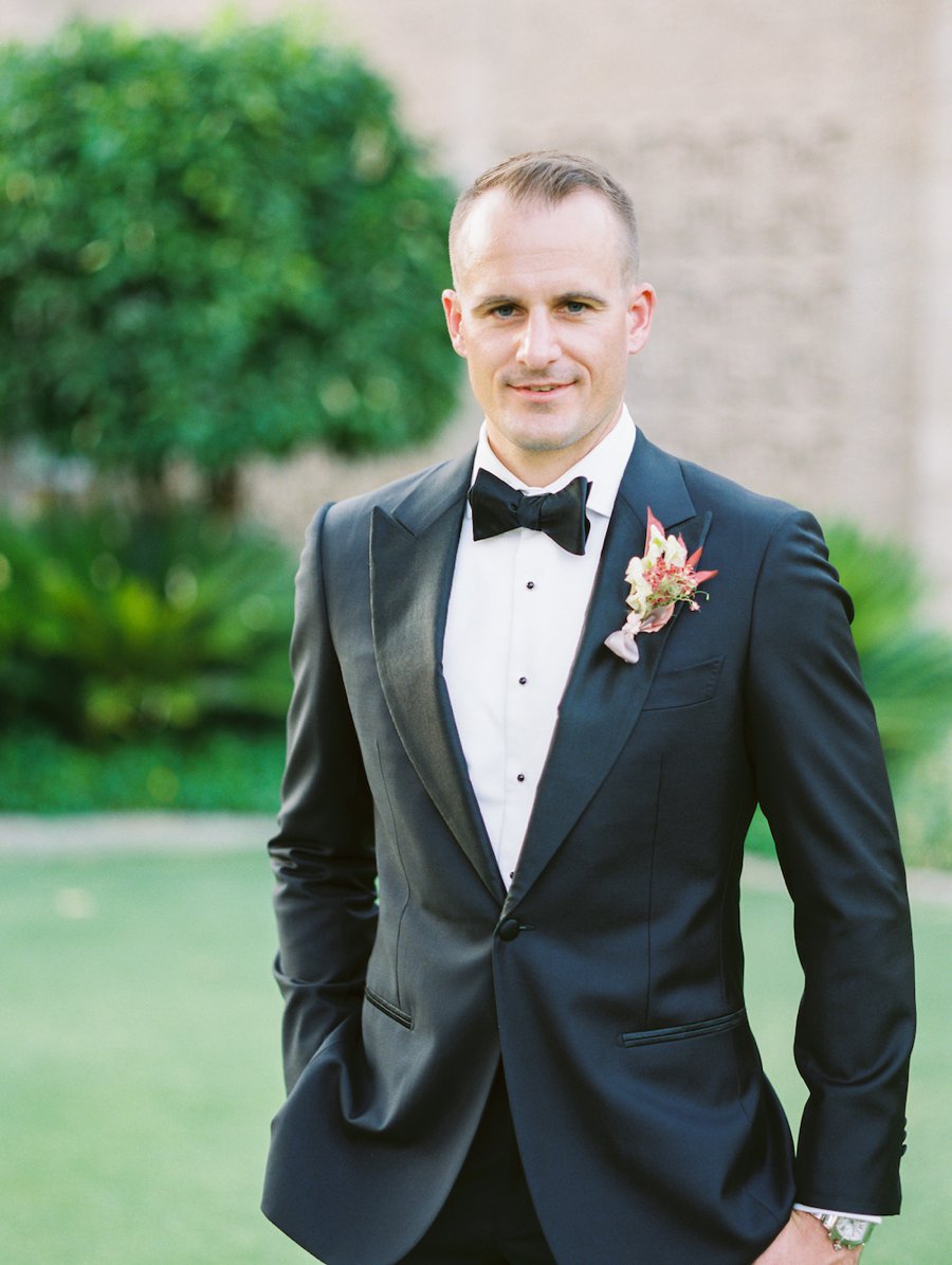 Elegant Emerald & Purple Black Tie Wedding Ideas via TheELD.com