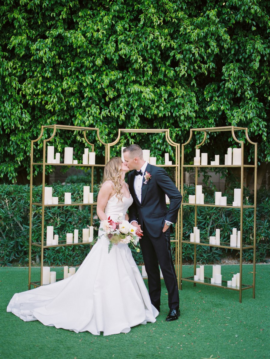 Elegant Emerald & Purple Black Tie Wedding Ideas via TheELD.com