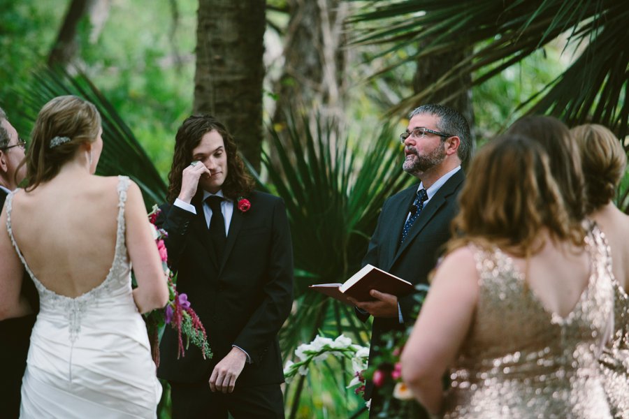 A Pink & Purple Outdoor Texas Garden Wedding via TheELD.com