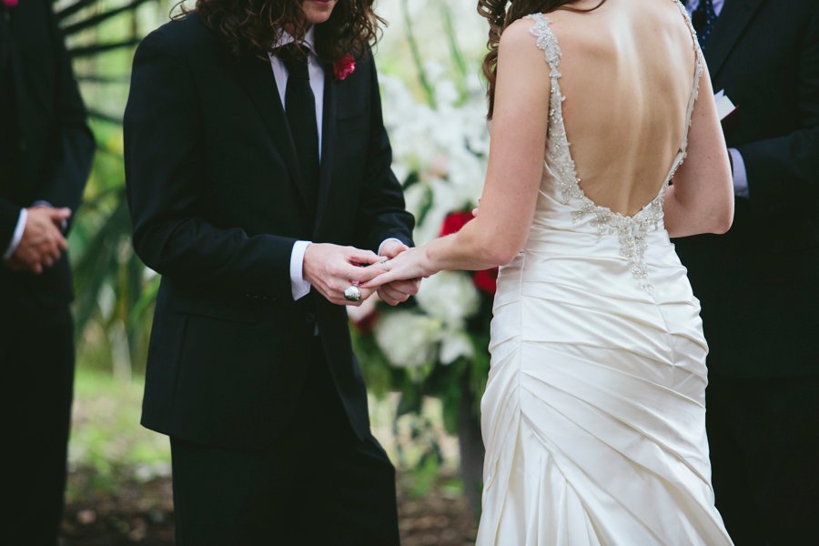 A Pink & Purple Outdoor Texas Garden Wedding via TheELD.com