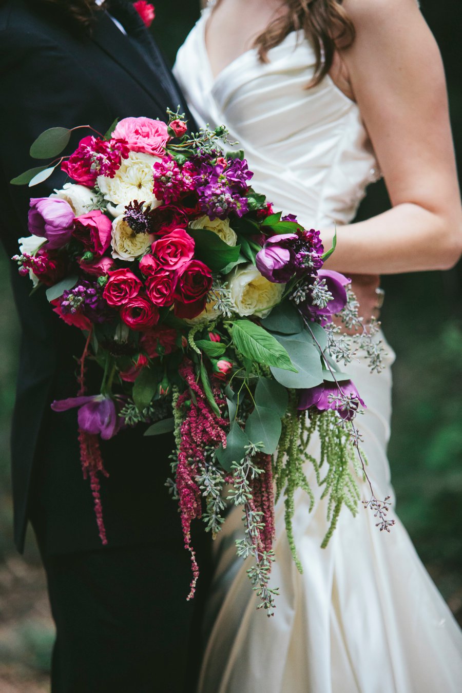 A Pink & Purple Outdoor Texas Garden Wedding via TheELD.com