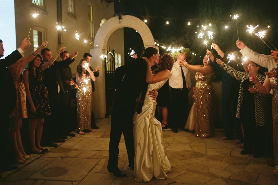 A Pink & Purple Outdoor Texas Garden Wedding via TheELD.com