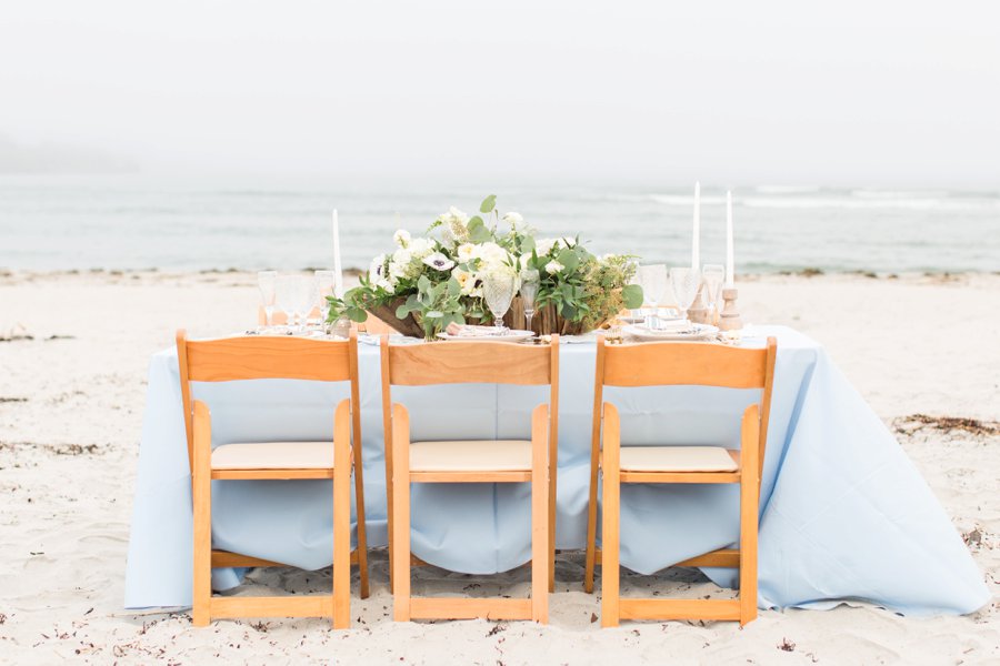 Soft Blue Coastal Maine Wedding Ideas via TheELD.com