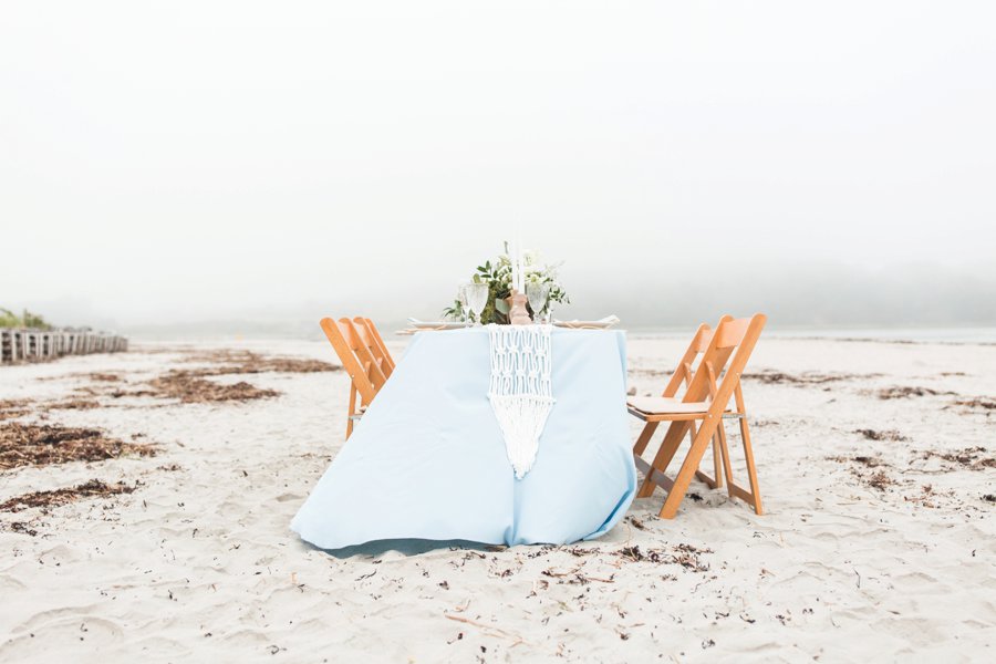 Soft Blue Coastal Maine Wedding Ideas via TheELD.com