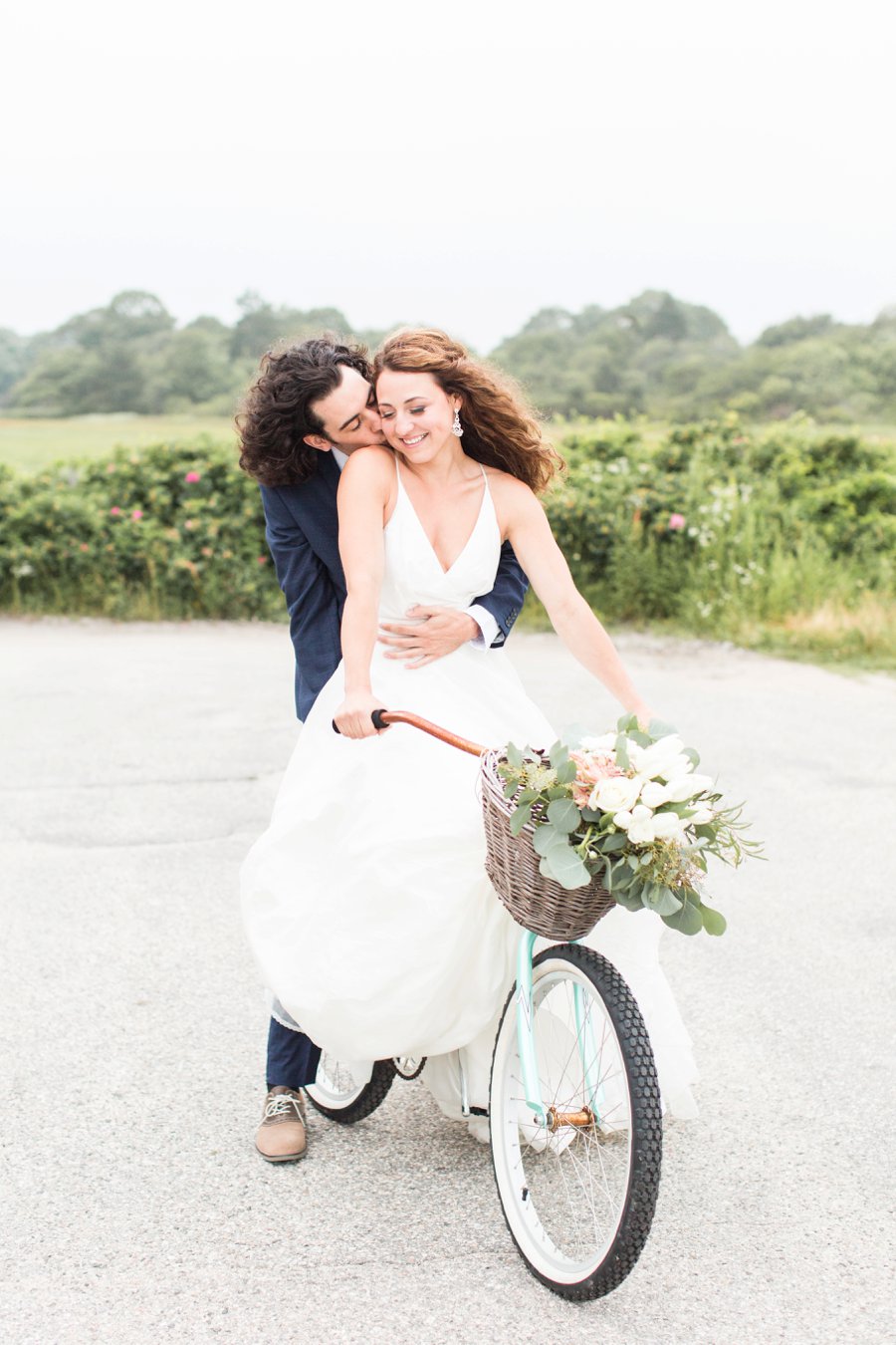 Soft Blue Coastal Maine Wedding Ideas via TheELD.com