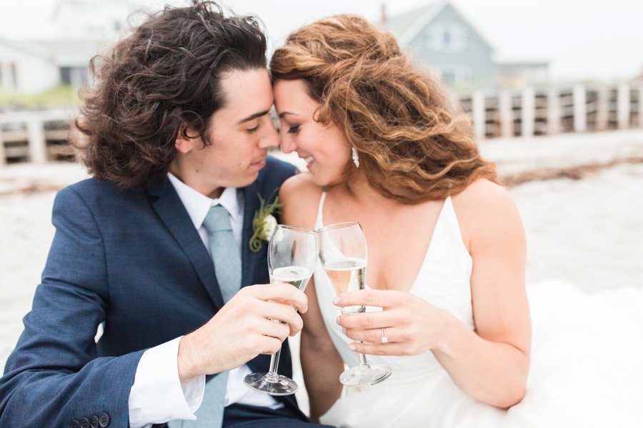 Soft Blue Coastal Maine Wedding Ideas via TheELD.com