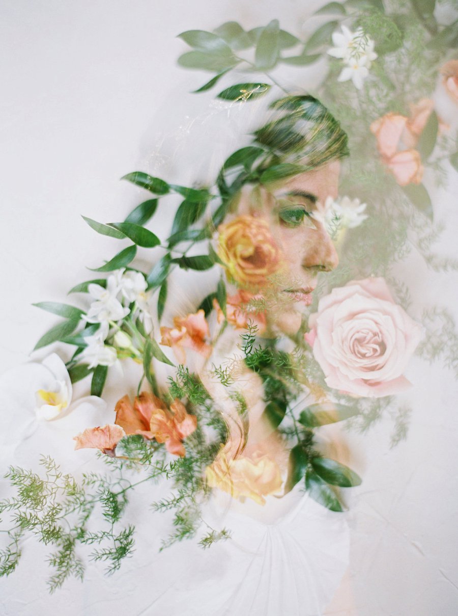 Romantic Peach & Orange Autumn Inspired Wedding Ideas via TheELD.com