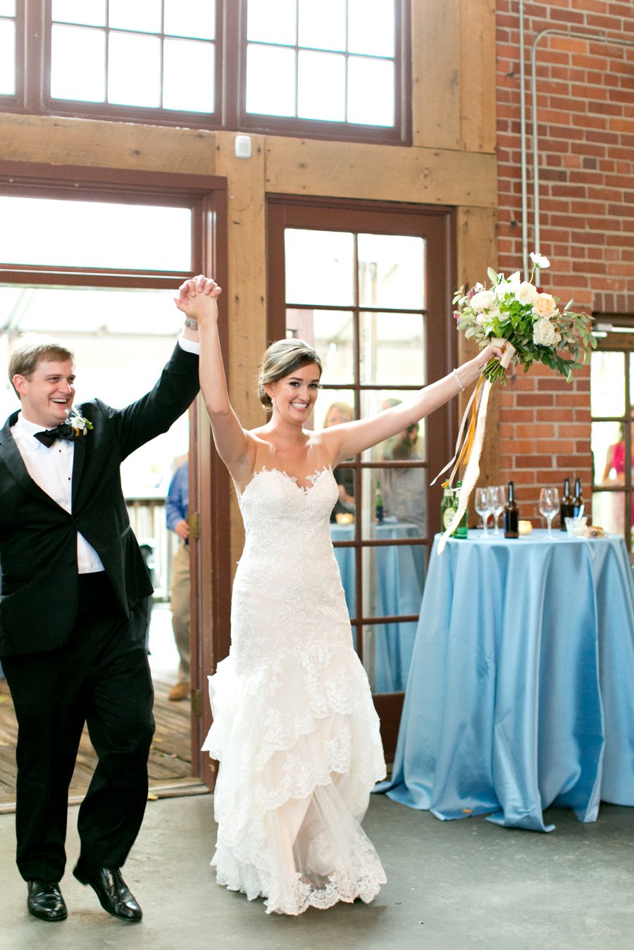 A Charming Blue & White South Carolina Wedding via TheELD.com