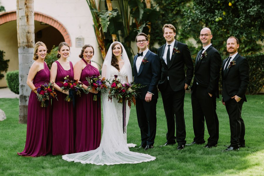 A Boho & Elegant Jewel Toned California Wedding via TheELD.com