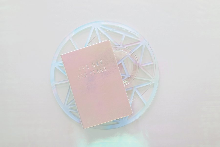 Modern Pink & Purple Iridescent Wedding Ideas via TheELD.com