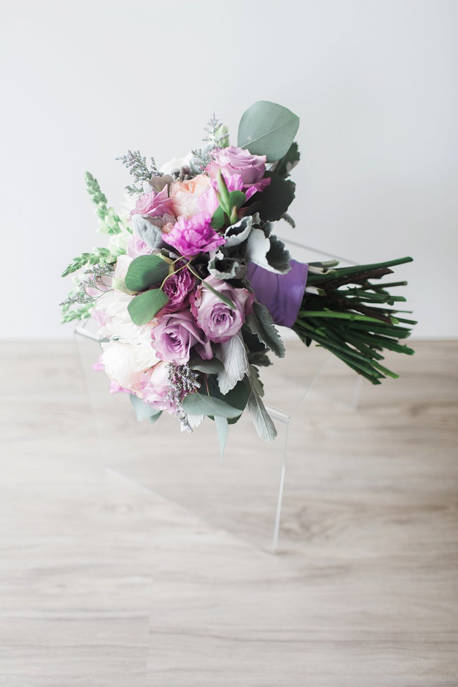 Modern Pink & Purple Iridescent Wedding Ideas via TheELD.com