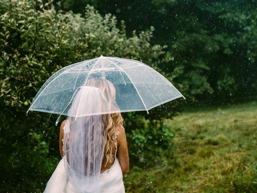 A Romantic Rustic White, Blush, & Blue Asheville Wedding via TheELD.com