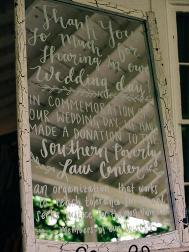 A Romantic Rustic White, Blush, & Blue Asheville Wedding via TheELD.com