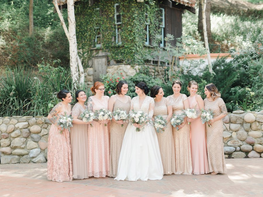 An Elegant Rustic Blush & White California Wedding via TheELD.com