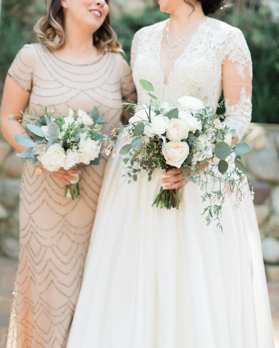 An Elegant Rustic Blush & White California Wedding via TheELD.com