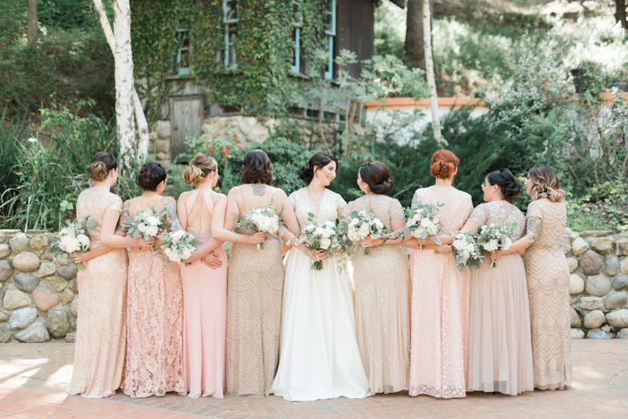 An Elegant Rustic Blush & White California Wedding via TheELD.com