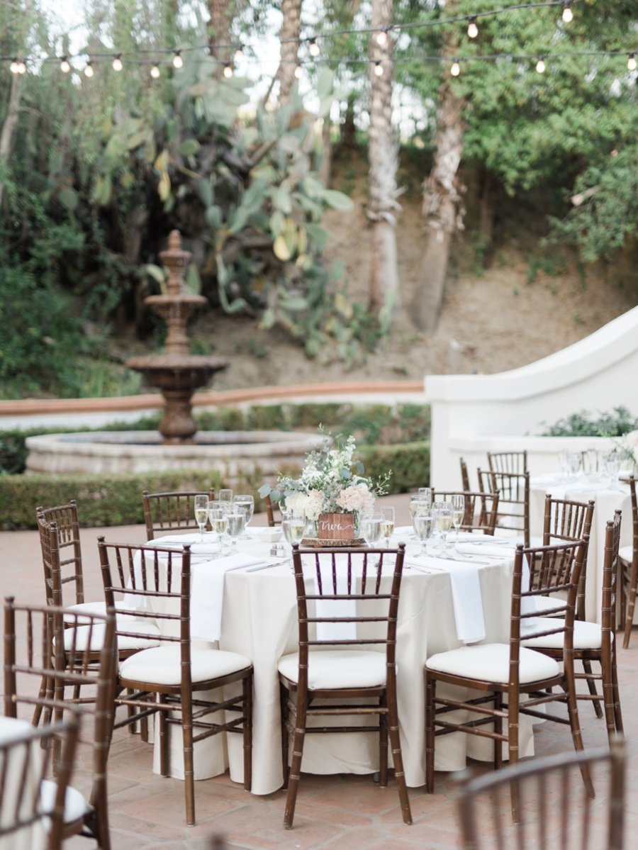 An Elegant Rustic Blush & White California Wedding via TheELD.com