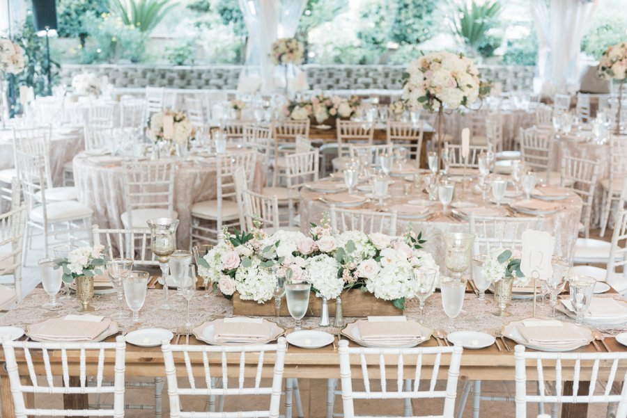 A Romantic Blush & Gold California Wedding via TheELD.com