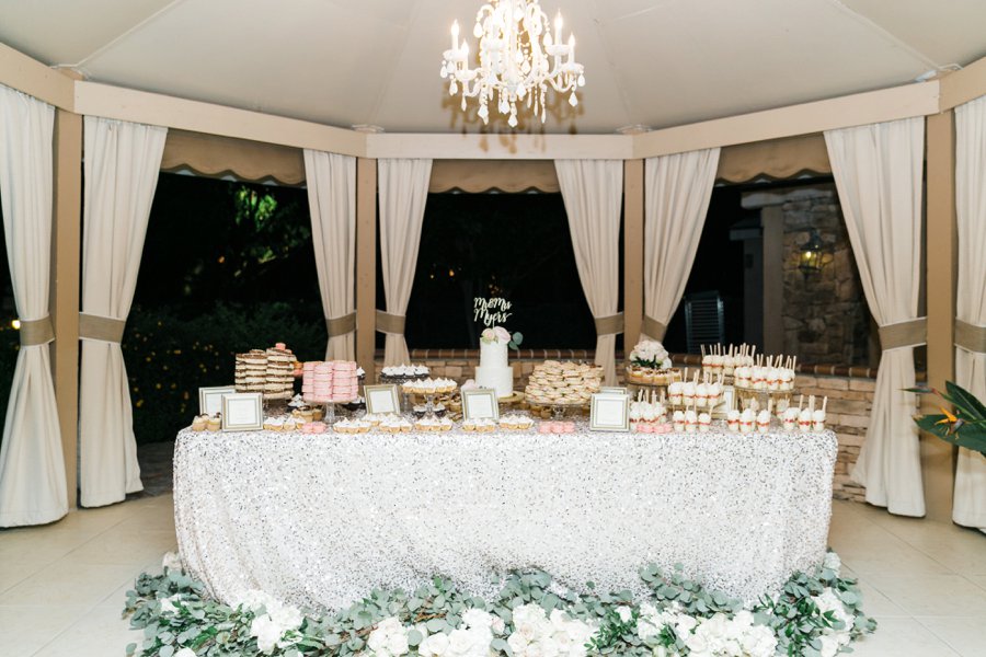 A Romantic Blush & Gold California Wedding via TheELD.com