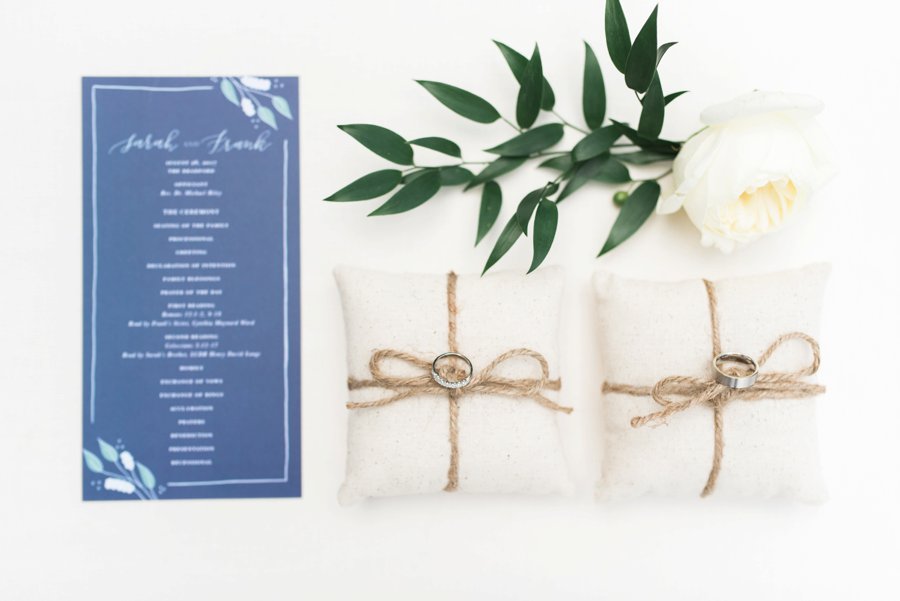 An Elegant Navy & White North Carolina Wedding via TheELD.com