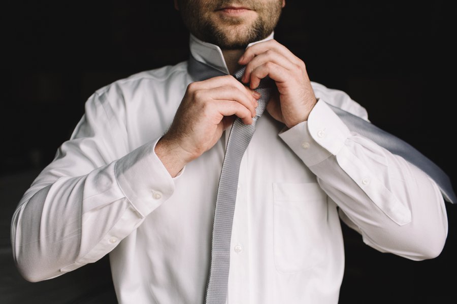 An Elegant Industrial Yellow, Grey, & Blue Charleston Wedding via TheELD.com