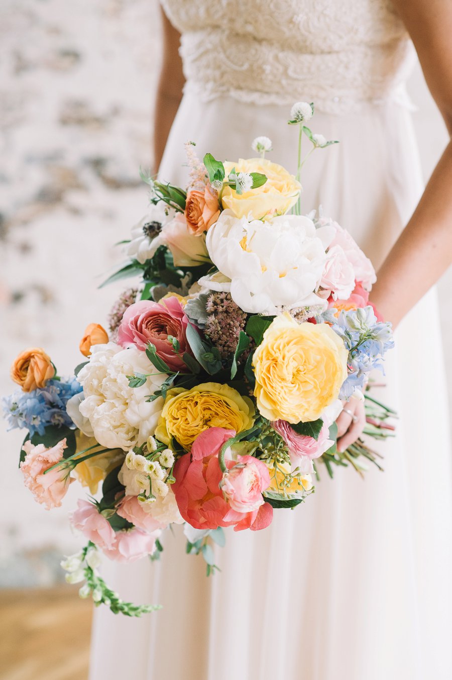 An Elegant Industrial Yellow, Grey, & Blue Charleston Wedding via TheELD.com