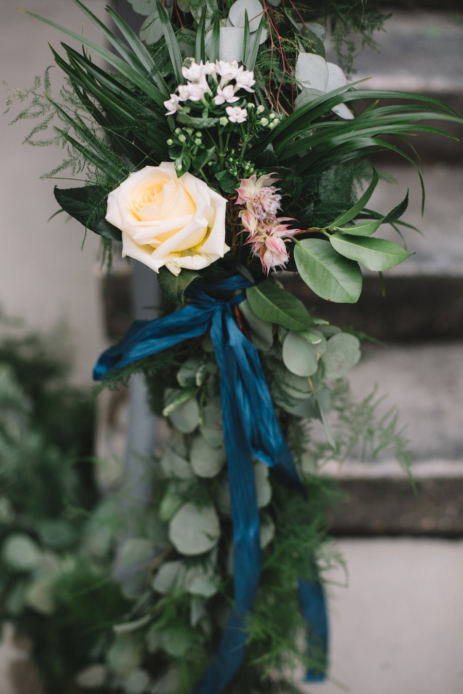 An Elegant Industrial Yellow, Grey, & Blue Charleston Wedding via TheELD.com