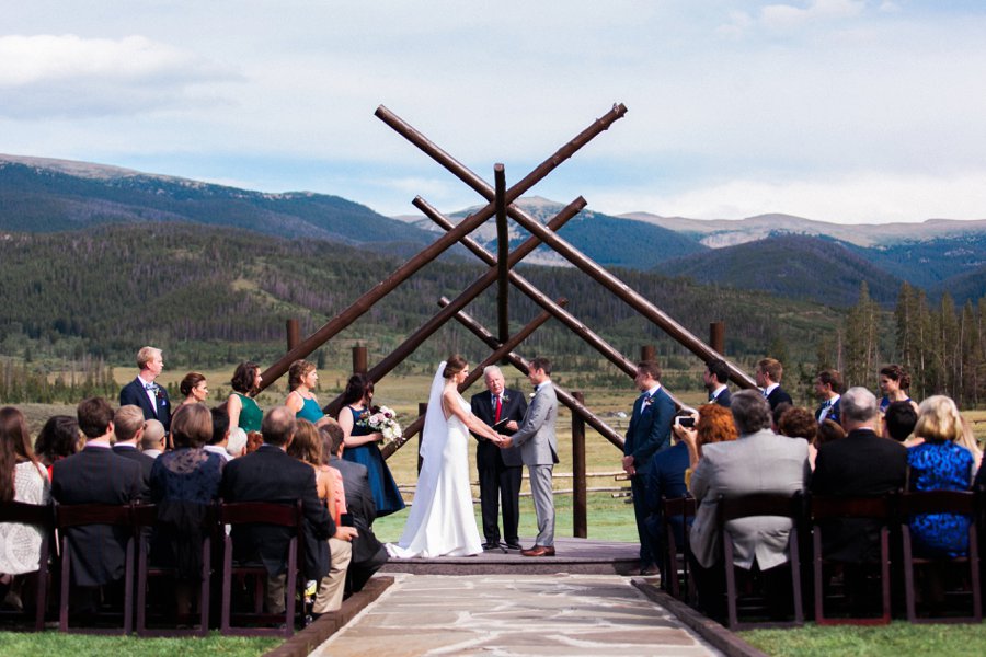 A Burgundy & Blush Elegant Rustic Colorado Wedding via TheELD.com