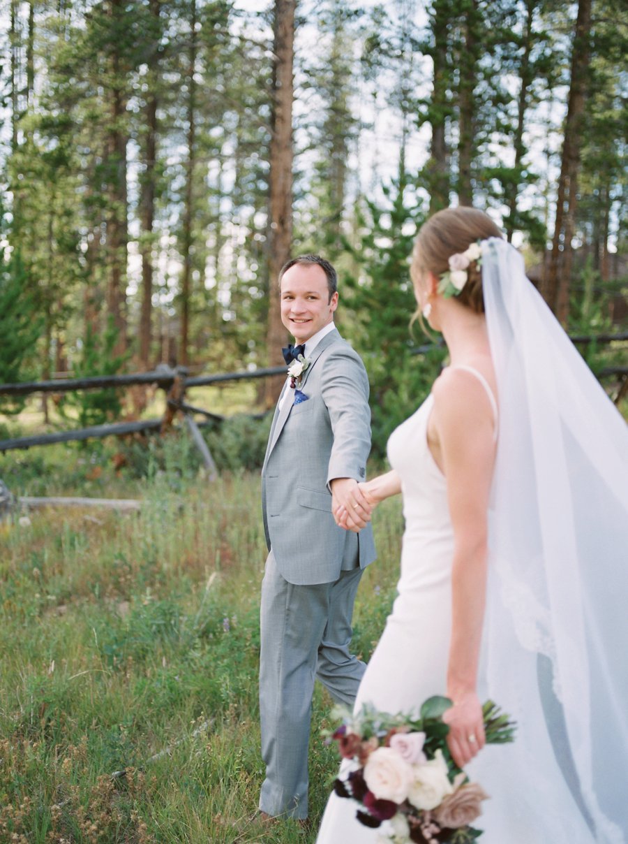 A Burgundy & Blush Elegant Rustic Colorado Wedding via TheELD.com