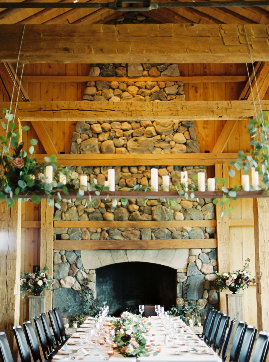 A Burgundy & Blush Elegant Rustic Colorado Wedding via TheELD.com