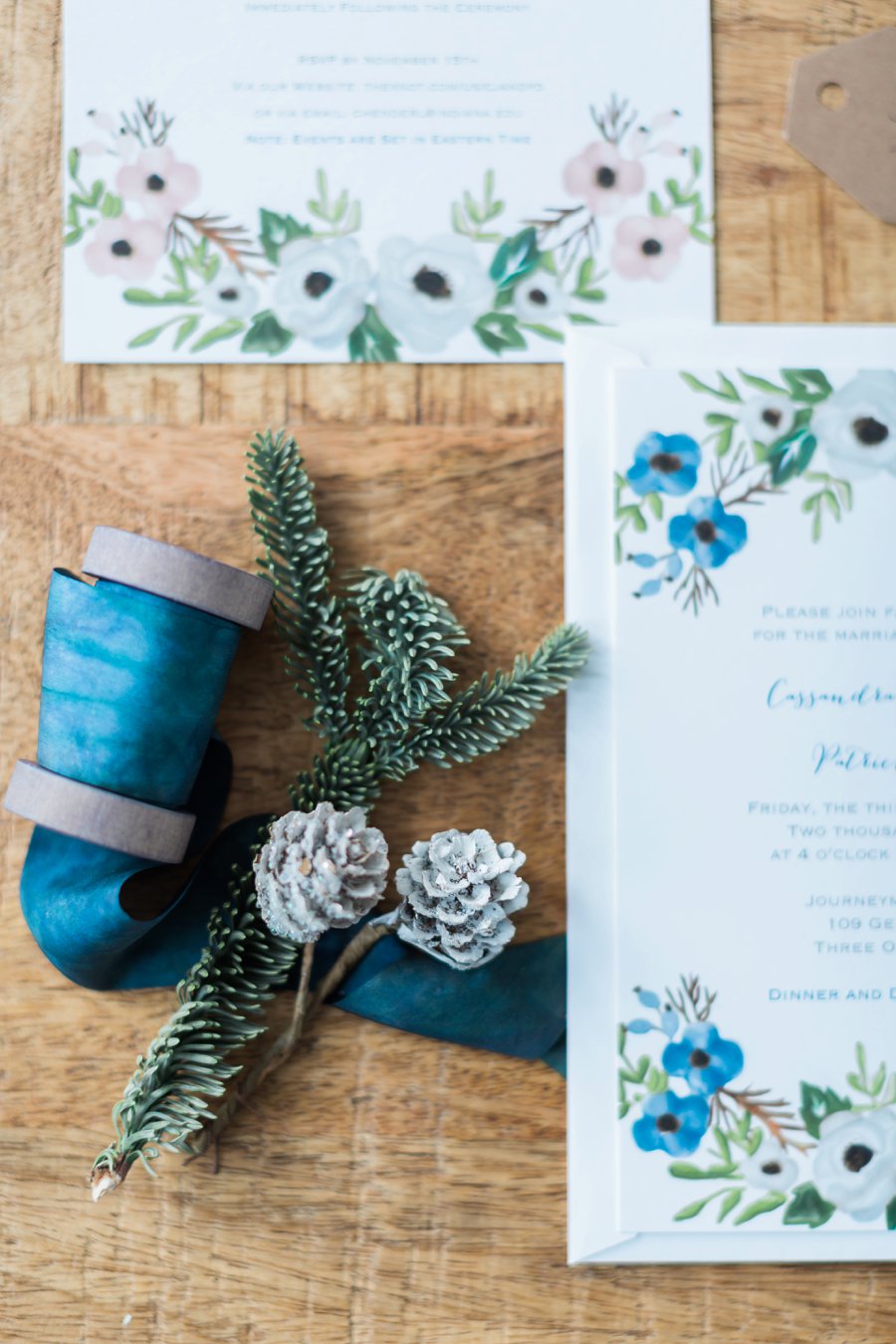 A Blush & Navy Rustic Industrial Michigan Wedding via TheELD.com