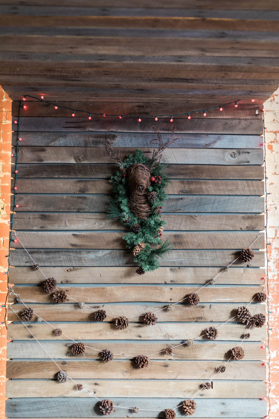 A Blush & Navy Rustic Industrial Michigan Wedding via TheELD.com