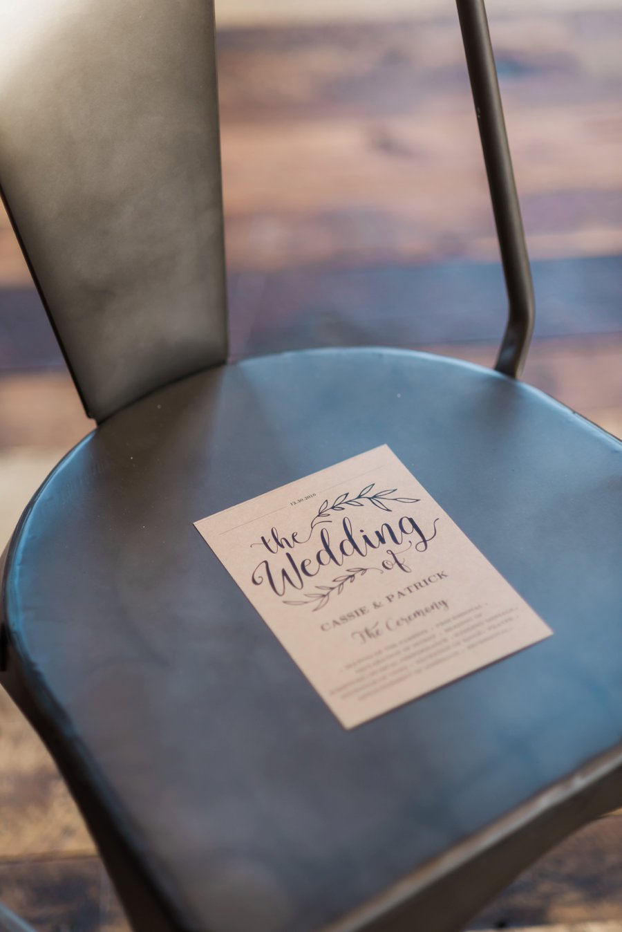 A Blush & Navy Rustic Industrial Michigan Wedding via TheELD.com