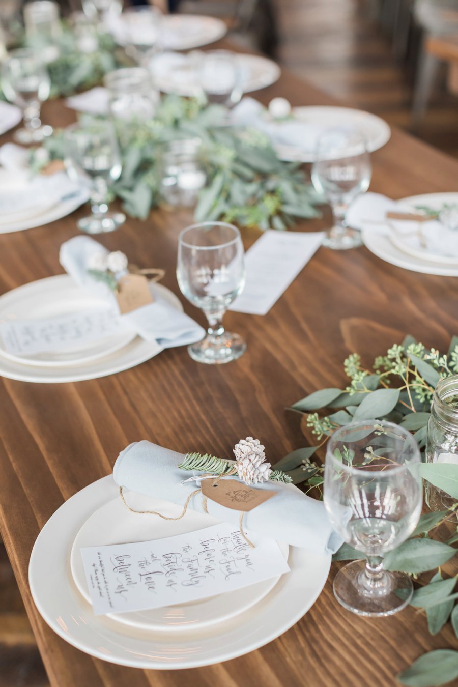 A Blush & Navy Rustic Industrial Michigan Wedding via TheELD.com