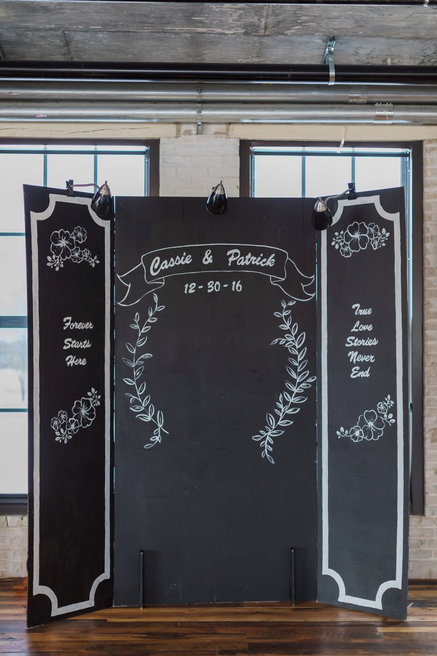 A Blush & Navy Rustic Industrial Michigan Wedding via TheELD.com