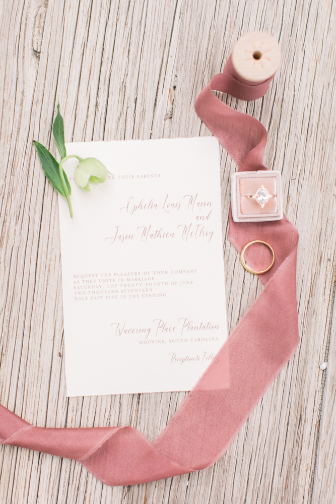 Fresh Blush & Lavender Southern Wedding Ideas via TheELD.com