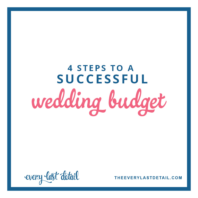 4 Steps To A Successful Wedding Budget via TheELD.com