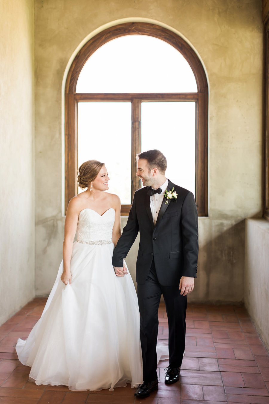 An Elegant Green & White Industrial Georgia Wedding via TheELD.com