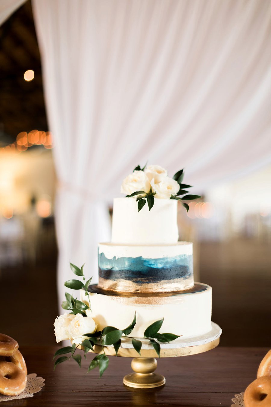 An Elegant Green & White Industrial Georgia Wedding via TheELD.com