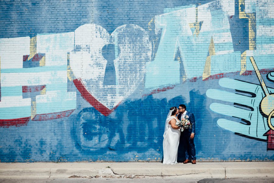 Colorful & Eclectic Surprise Chicago Brunch Wedding via TheELD.com