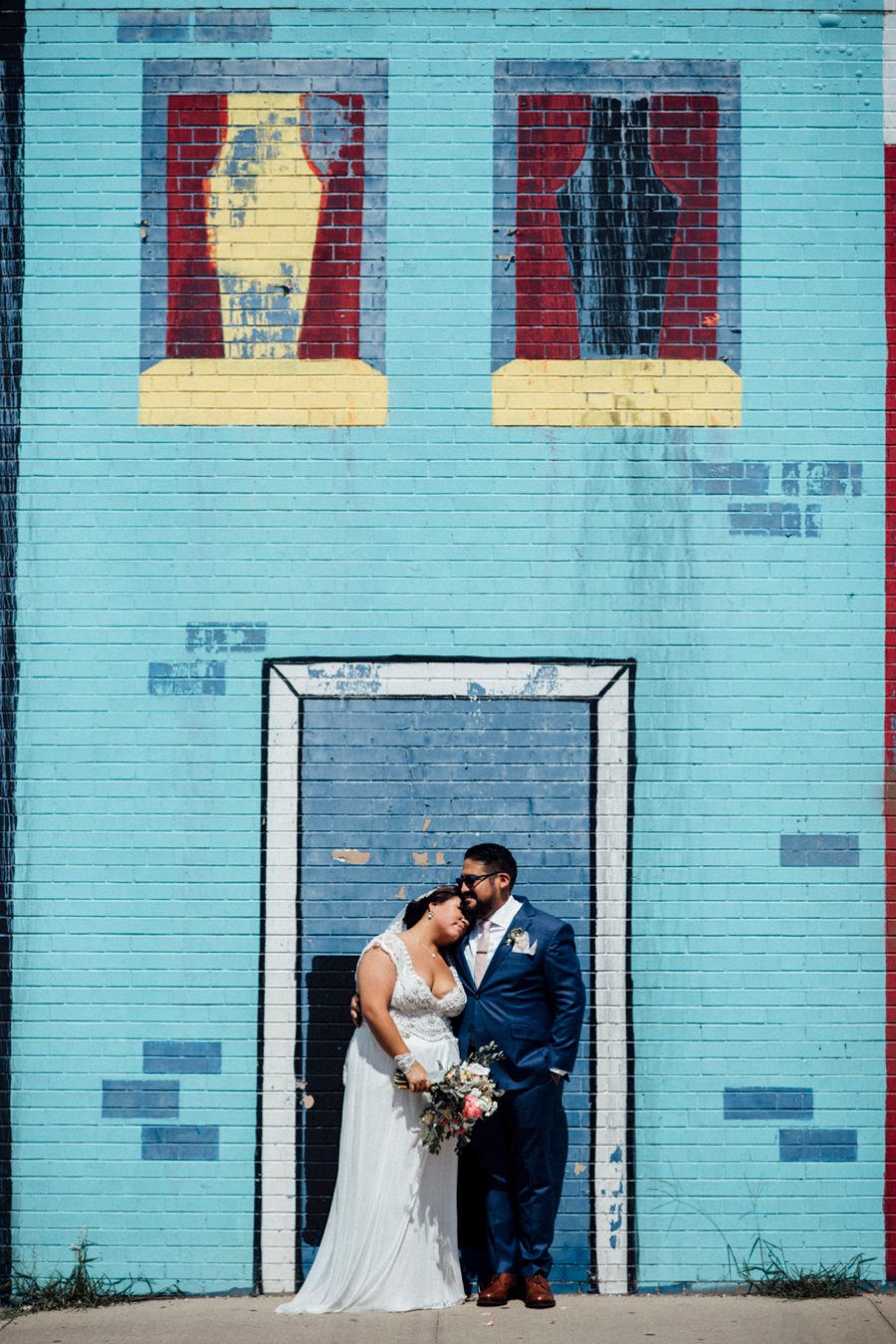 Colorful & Eclectic Surprise Chicago Brunch Wedding via TheELD.com