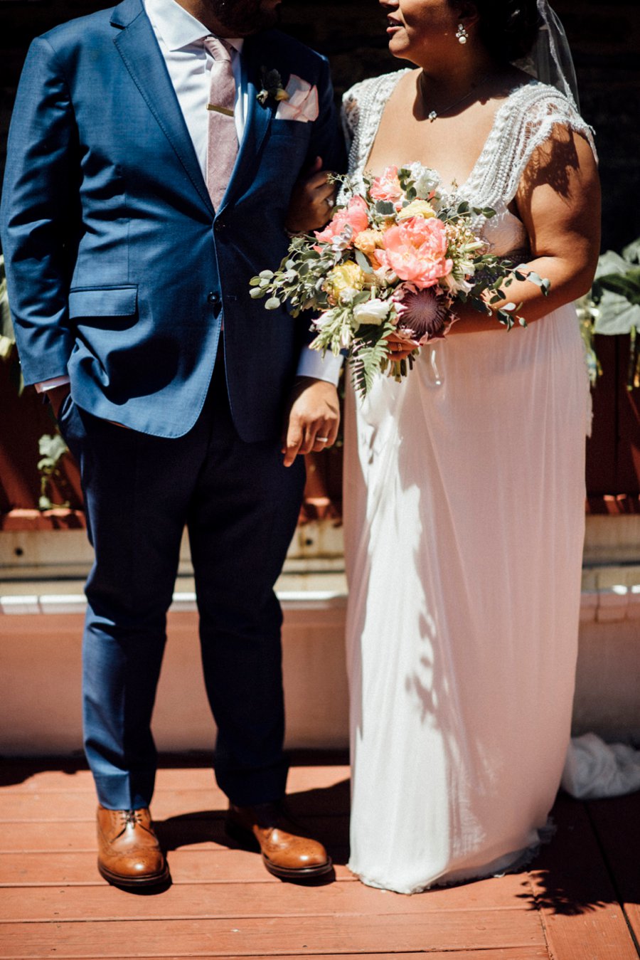 Colorful & Eclectic Surprise Chicago Brunch Wedding via TheELD.com