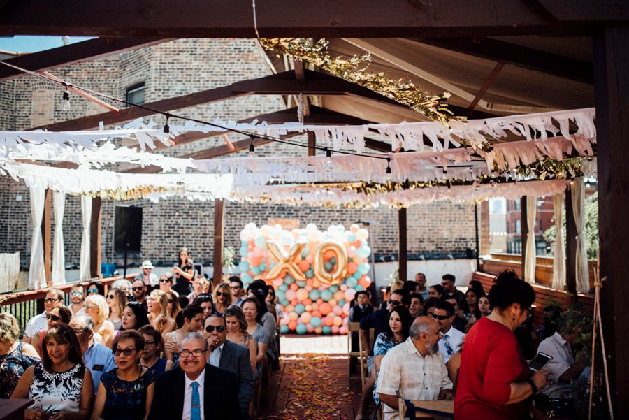 Colorful & Eclectic Surprise Chicago Brunch Wedding via TheELD.com