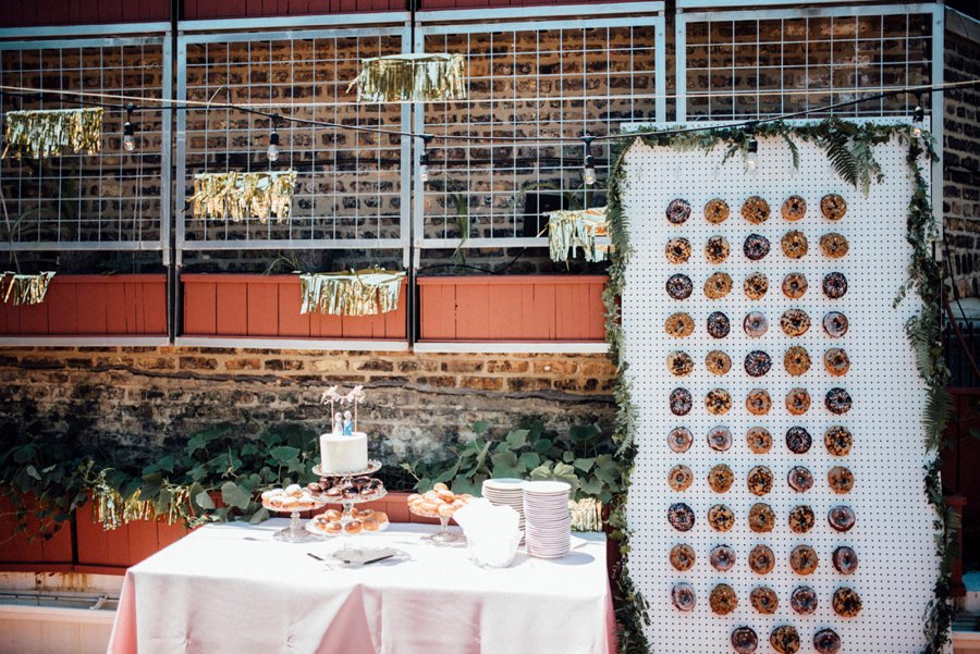 Colorful & Eclectic Surprise Chicago Brunch Wedding via TheELD.com